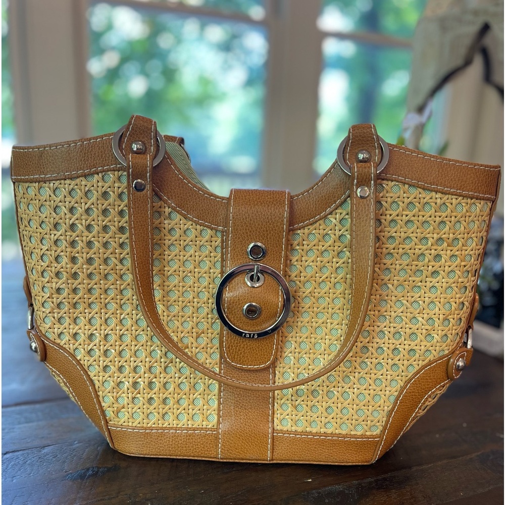 Rafe New York Rattan handbag